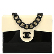 Chanel 2000-2001 Black White Acrylic Shoulder Bag