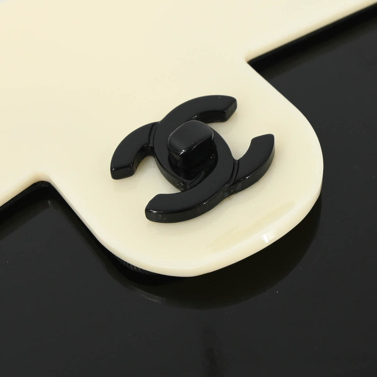 Chanel 2000-2001 Black White Acrylic Shoulder Bag