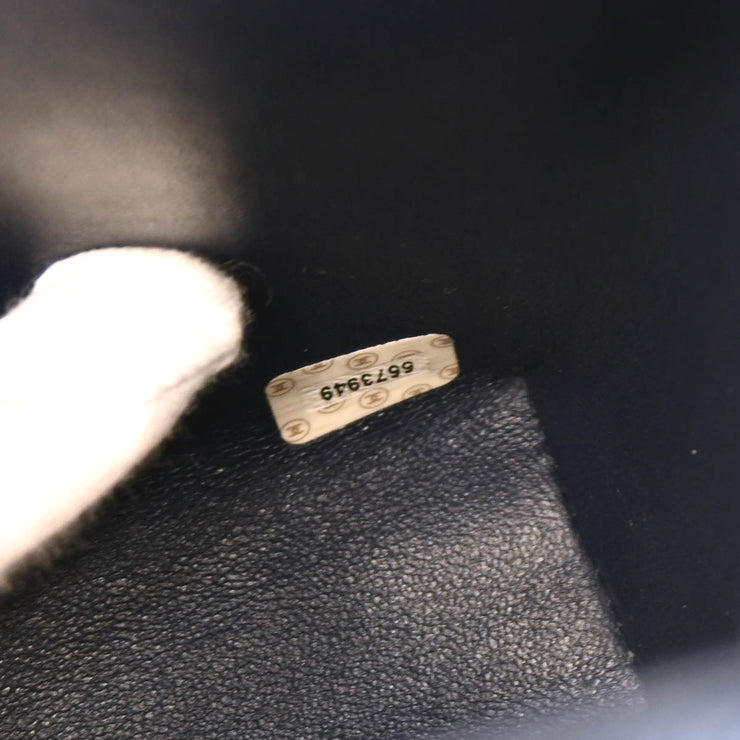 Chanel 1997-1999 Blue Denim Top Handle Handbag