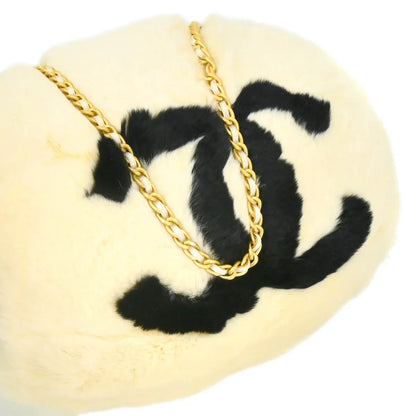 Chanel 2001 Rabbit Fur Hand Muff Bag