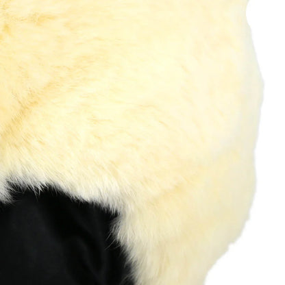Chanel 2001 Rabbit Fur Hand Muff Bag