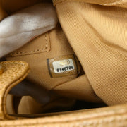 Chanel 2003-2004 Beige Caviar Petite Shopping Tote PST Chain Handbag