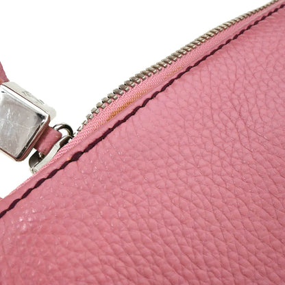 Chanel 2003-2004 Pink Calfskin Fringe Shoulder Bag