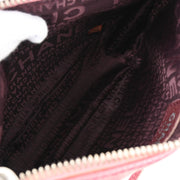 Chanel 2003-2004 Pink Calfskin Fringe Shoulder Bag