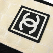 Chanel 2003-2004 Beige Nylon Travel Sport Line Shoulder Bag