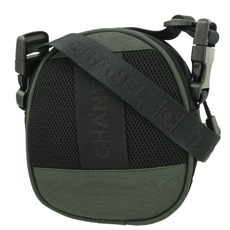 Chanel 2003-2004 Black Green Sports Line Shoulder Bag