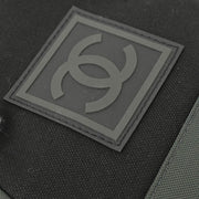 Chanel 2003-2004 Black Green Sports Line Shoulder Bag