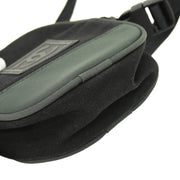 Chanel 2003-2004 Black Green Sports Line Shoulder Bag