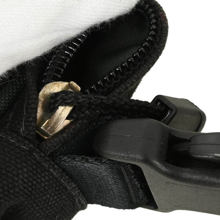 Chanel 2003-2004 Black Green Sports Line Shoulder Bag