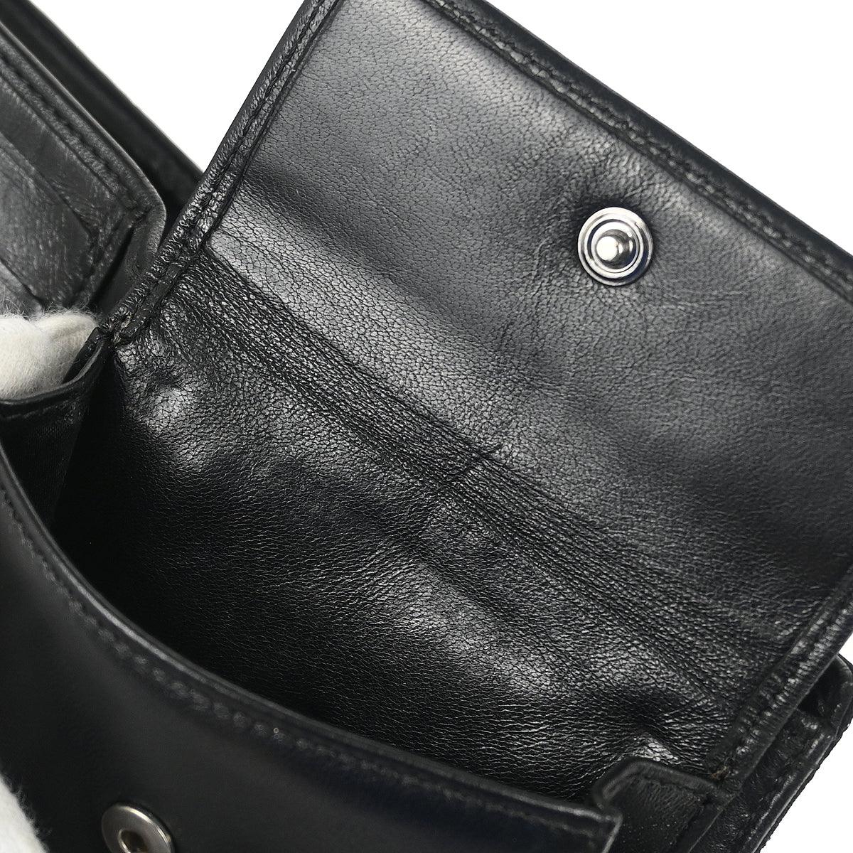 Chanel 2000-2001 Black Nylon Travel Line Bifold Wallet
