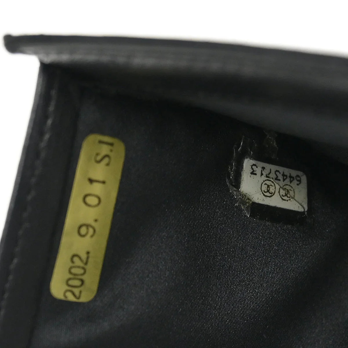 Chanel 2000-2001 Black Nylon Travel Line Bifold Wallet