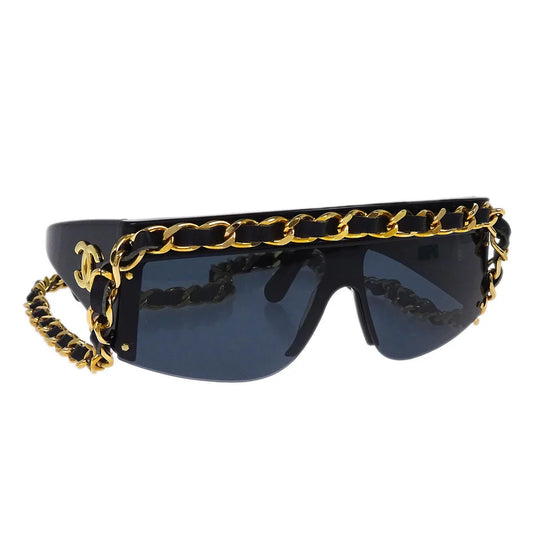 Chanel Sunglasses Eyewear Black Small Good