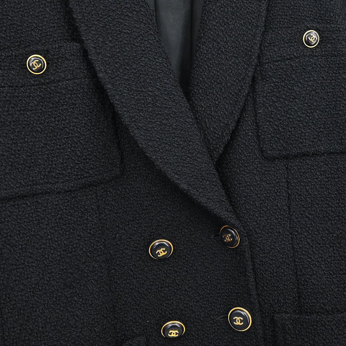 Chanel 1995 Double Breasted Jacket Black #40