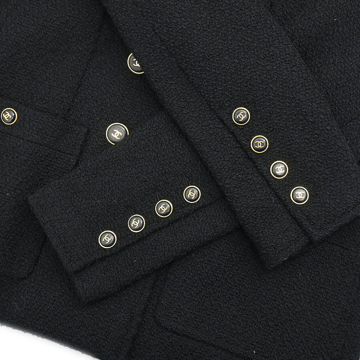 Chanel 1995 Double Breasted Jacket Black #40