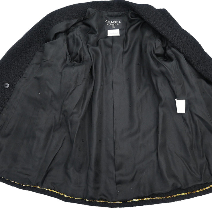 Chanel 1995 Double Breasted Jacket Black #40