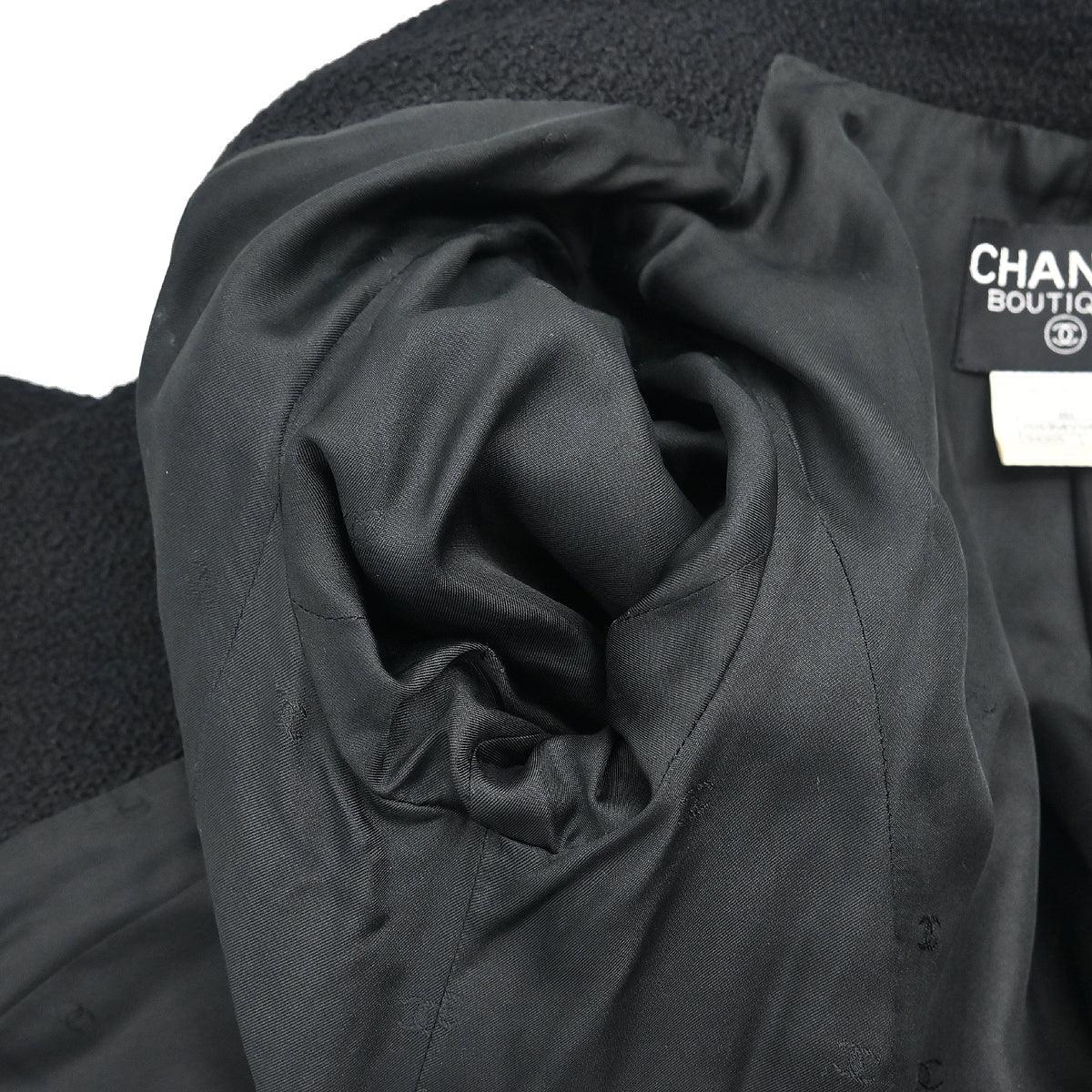 Chanel 1995 Double Breasted Jacket Black #40