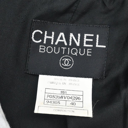 Chanel 1995 Double Breasted Jacket Black #40