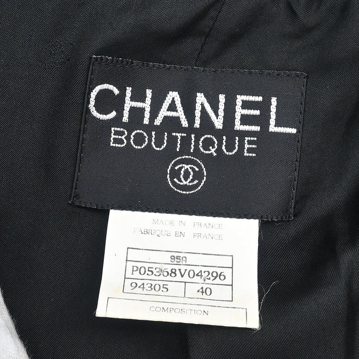 Chanel 1995 Double Breasted Jacket Black #40