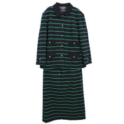 Chanel Setup Suit Jacket Skirt Black