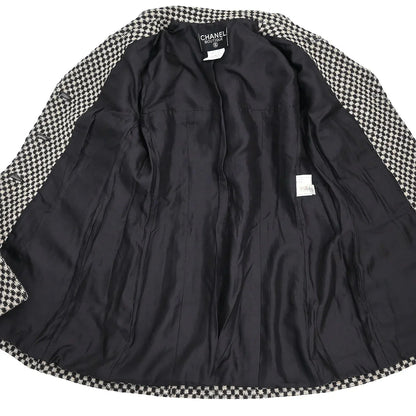 Chanel 1995 Single Breasted Jacket Brown #38