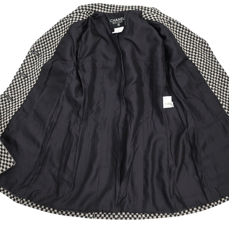 Chanel 1995 Single Breasted Jacket Brown #38