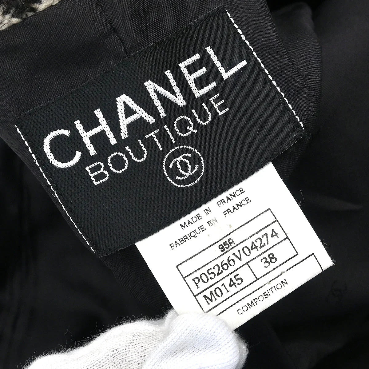 Chanel 1995 Single Breasted Jacket Brown #38