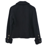 Chanel 1995 Double Breasted Jacket Black #34