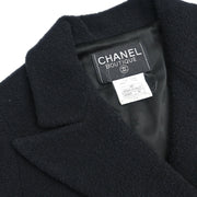 Chanel 1995 Double Breasted Jacket Black #34