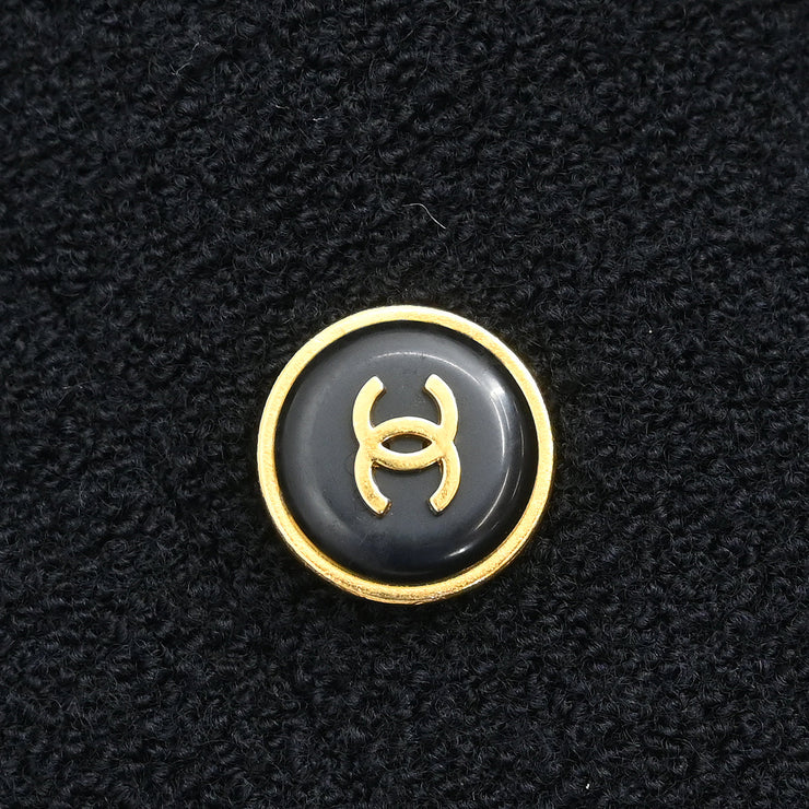 Chanel 1995 Double Breasted Jacket Black #34