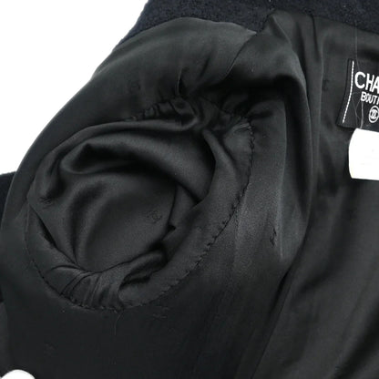 Chanel 1995 Double Breasted Jacket Black #34