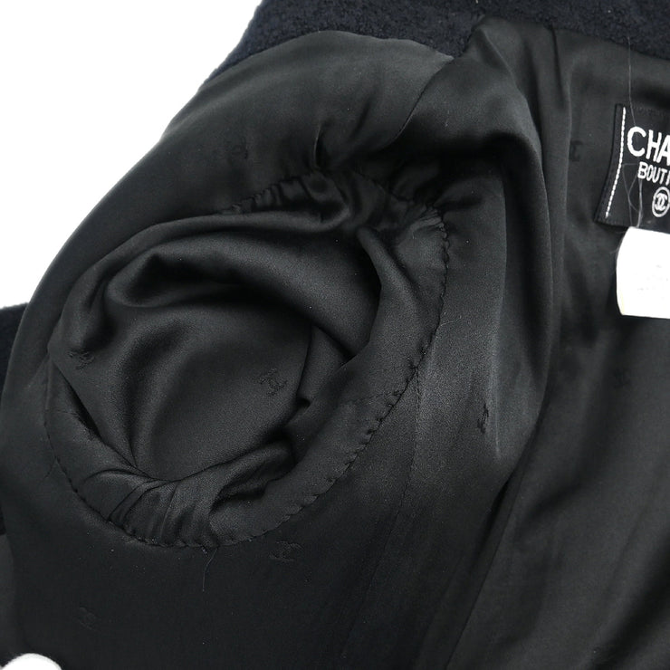 Chanel 1995 Double Breasted Jacket Black #34
