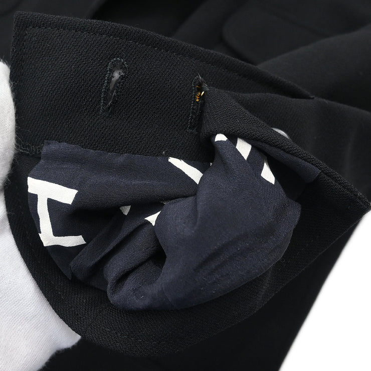Chanel 1997 Double Breasted Jacket Black #44