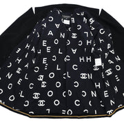 Chanel 1997 Double Breasted Jacket Black #44