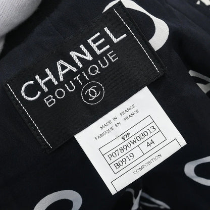 Chanel 1997 Double Breasted Jacket Black #44