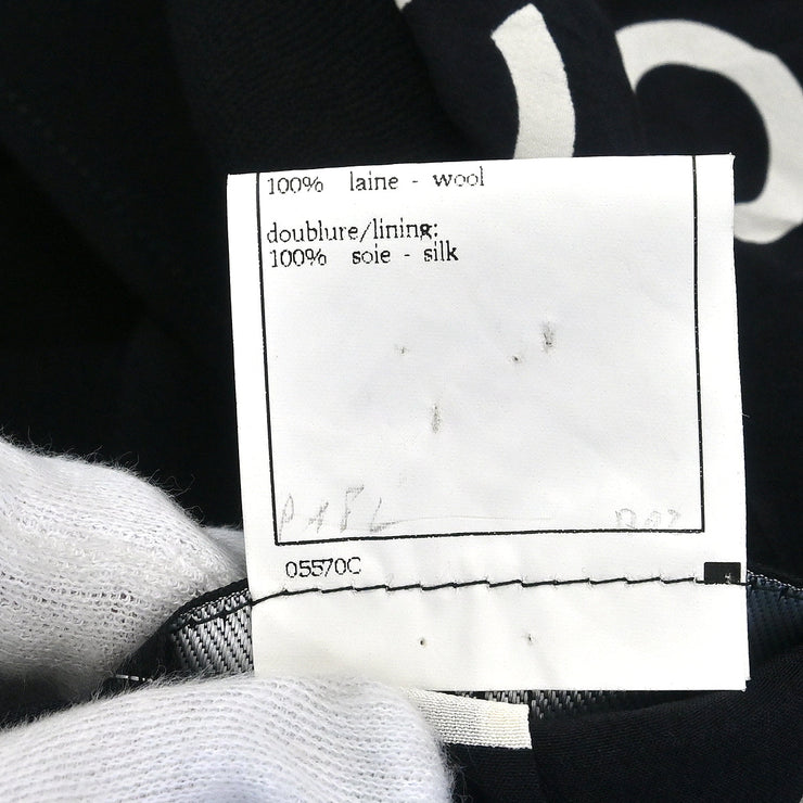 Chanel 1997 Double Breasted Jacket Black #44