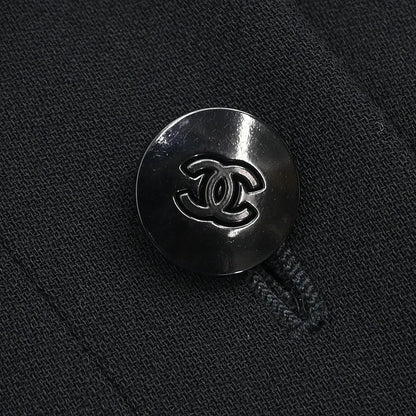 Chanel Setup Suit Jacket Skirt Black #38 1998