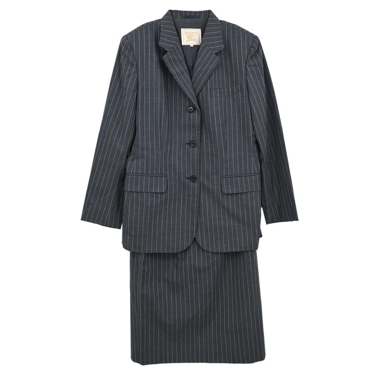 Burberrys Setup Suit Jacket Skirt Gray #9AR #11AR