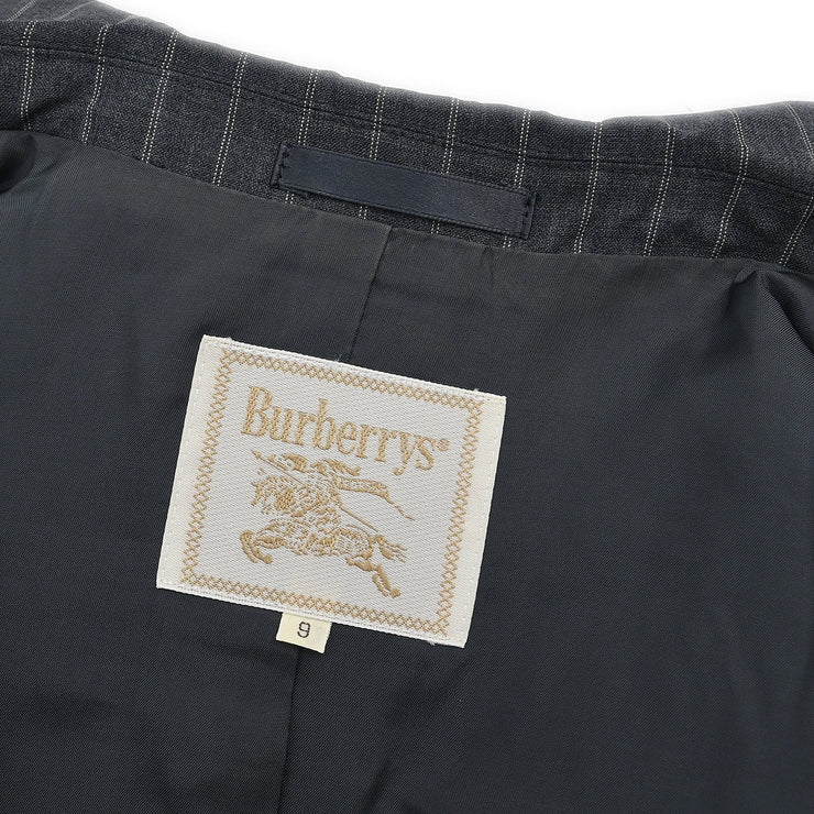 Burberrys Setup Suit Jacket Skirt Gray #9AR #11AR
