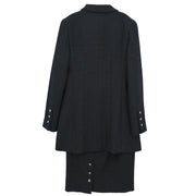 Chanel 1996 Setup Suit Jacket Skirt Black #36