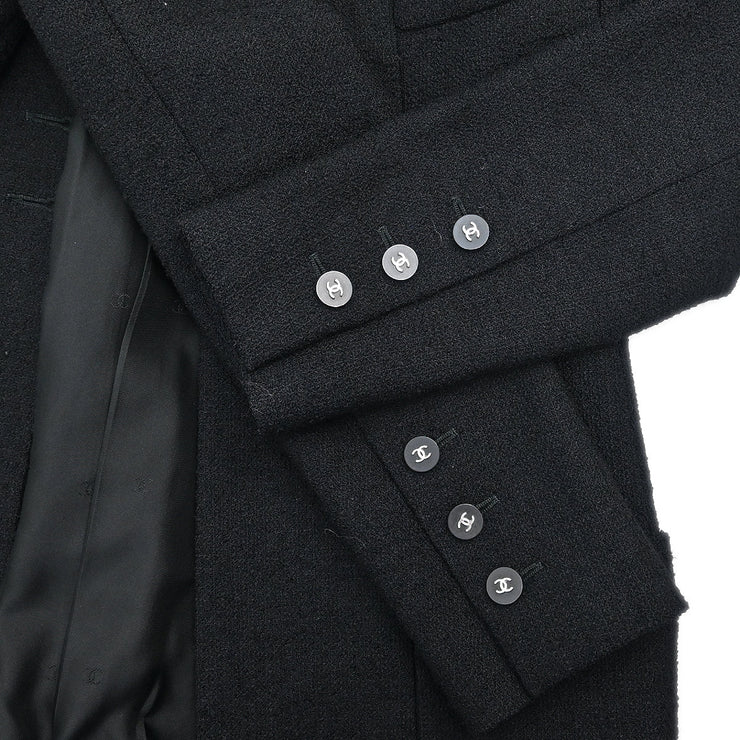 Chanel 1996 Setup Suit Jacket Skirt Black #36