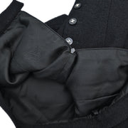 Chanel 1996 Setup Suit Jacket Skirt Black #36