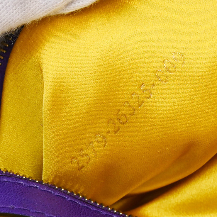 Fendi Purple Suede Mamma Baguette Handbag
