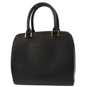 Louis Vuitton 2000 Black Epi Pont Neuf Handbag M52052