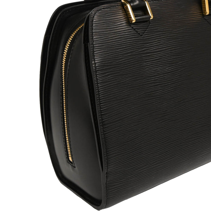Louis Vuitton 2000 Black Epi Pont Neuf Handbag M52052