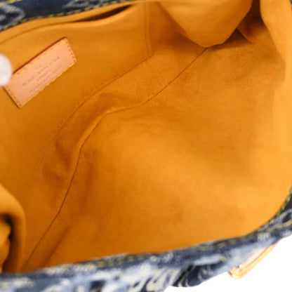 Louis Vuitton 2006 Blue Monogram Denim Mini Pleaty Raye Handbag M95333