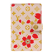 Louis Vuitton 2003 Monogram Cherry Blossom Agenda Mini Notebook Cover Small Good