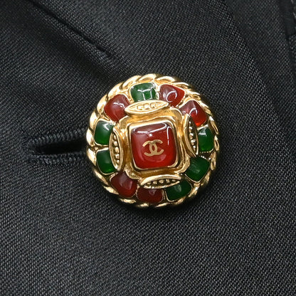 Chanel 2010 Double Breasted Jacket Black #34