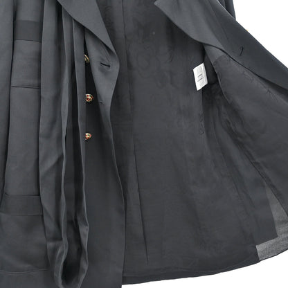 Chanel 2010 Double Breasted Jacket Black #34