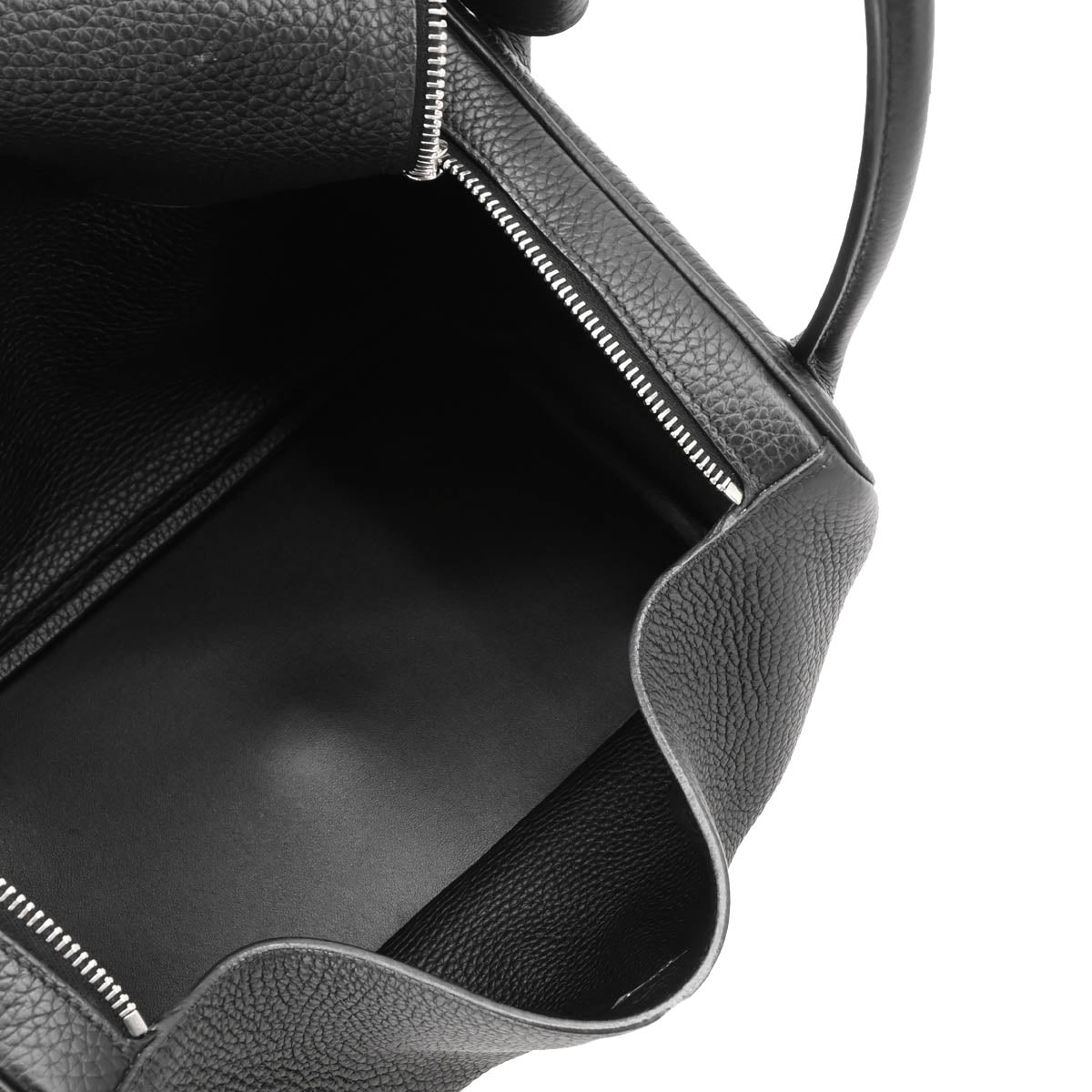 Hermes 2015 Black Taurillon Clemence Lindy 34 Shoulder Bag