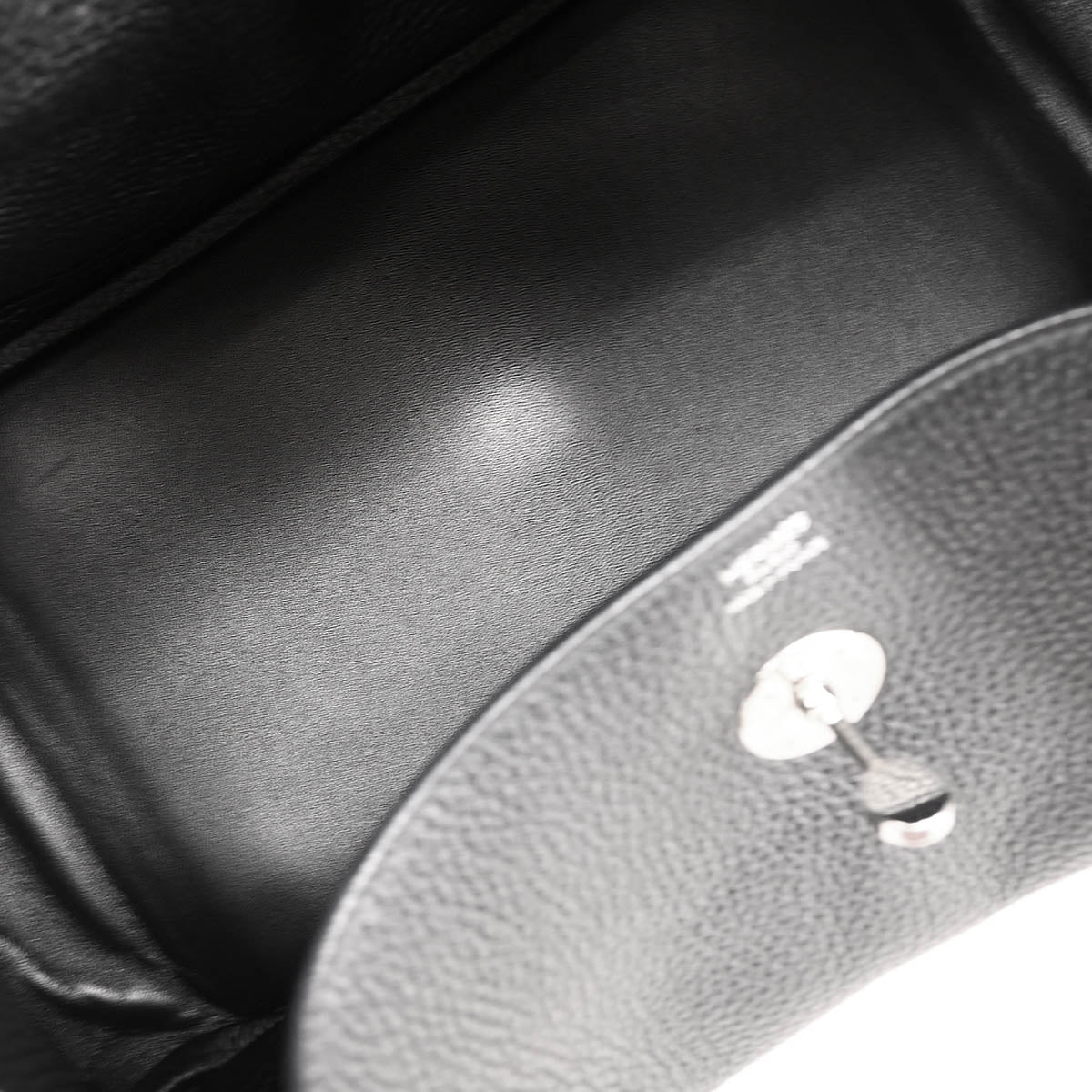 Hermes 2015 Black Taurillon Clemence Lindy 34 Shoulder Bag